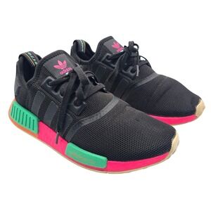 Adidas NMD R1 Shock Pink Green Black Sneakers FX4459 Mens 8